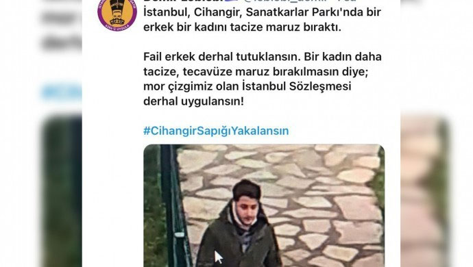 Sosyal medyada Cihangir’deki tacize tepki