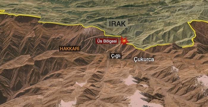 Hakkari'de üs bölgesine balonla saldırı