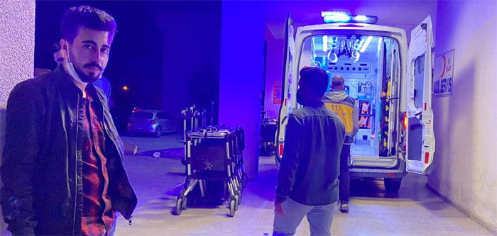 Filyasyon ekibi dönüş yolunda kaza yaptı