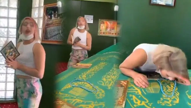 Türbede TikTok çeken kişi gözaltına alındı