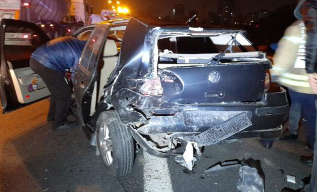 TEM Otoyolu'nda zincirleme kaza: 7 yaralı