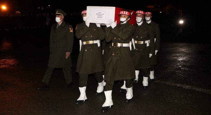 Hakkari'de şehit asker için tören düzenlendi