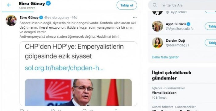 HDP Sözcüsü'nden CHP’li Öztrak’a yanıt: Haddinizi bilin!