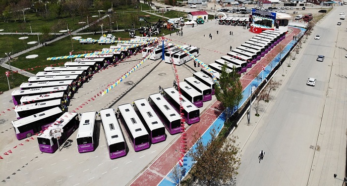 Van Büyükşehir filoyu genişletti! 79 yeni araç 54 milyon yatırım
