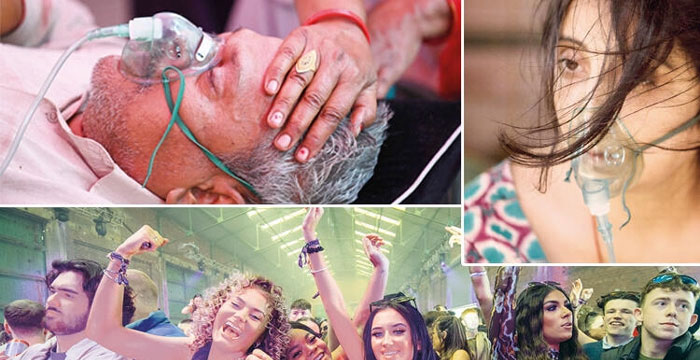 Bir tarafta konser diğer yanda oksijen kıtlığı