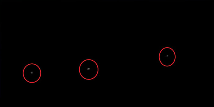 Gökyüzündeki sıralı ışıklar merak uyandırdı