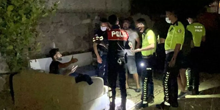 Polisten kaçarken 2 metrelik duvardan düştü