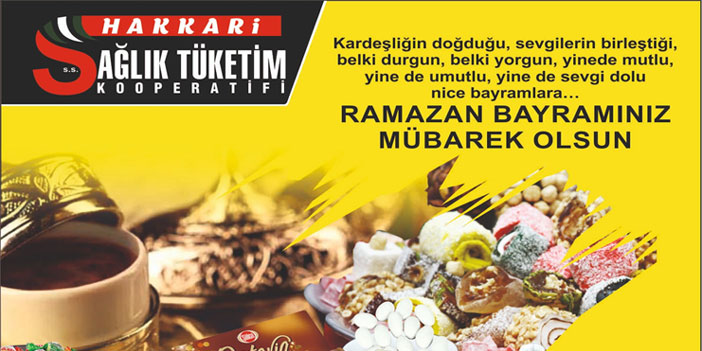 Sağlık Tüketim Kooperatifi'nden Bayram mesajı