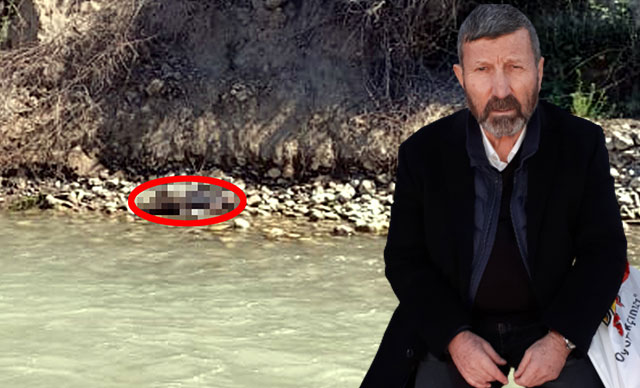 Mevlit okutmaya geldi, annesinin boğulduğu ırmağın kıyısında ölü bulundu