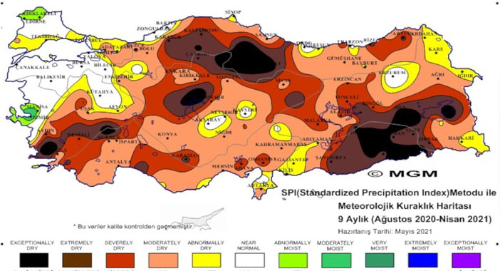 Kuraklık tarımı vurdu