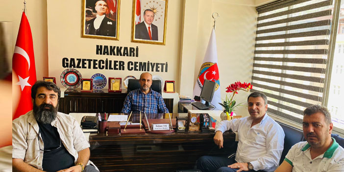 Şırnak Gazeteciler Cemiyeti'nden HGC'ye ziyaret
