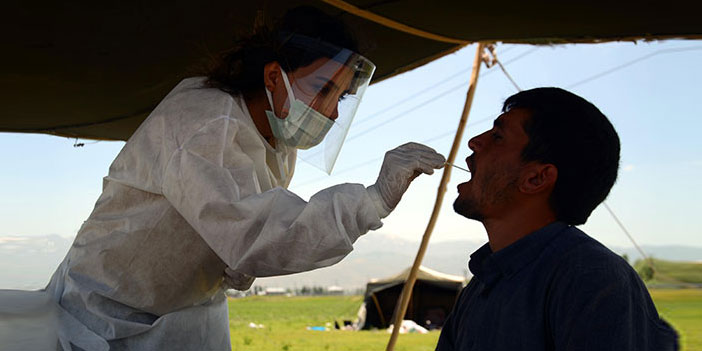 Tarım işçilerine Covid-19 testi