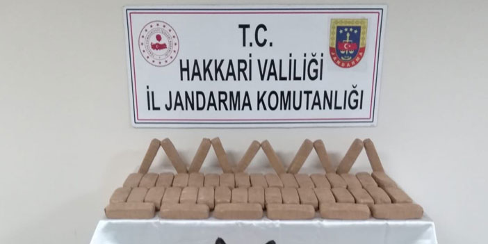 Hakkari Valiliği: Yüksekova'da 25 kilo eroin ele geçirildi