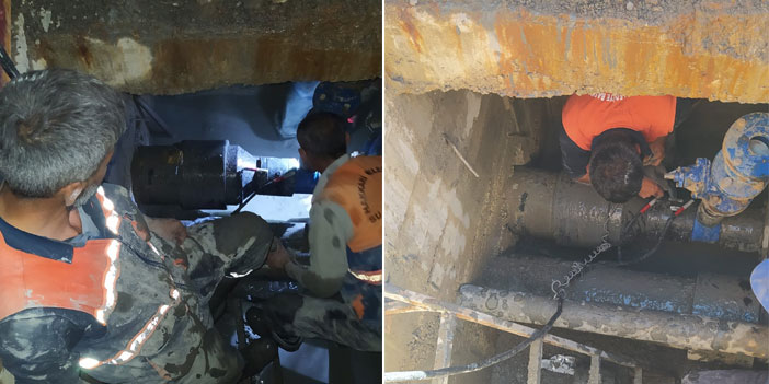 Hakkari'yi susuz bırakan arıza giderildi