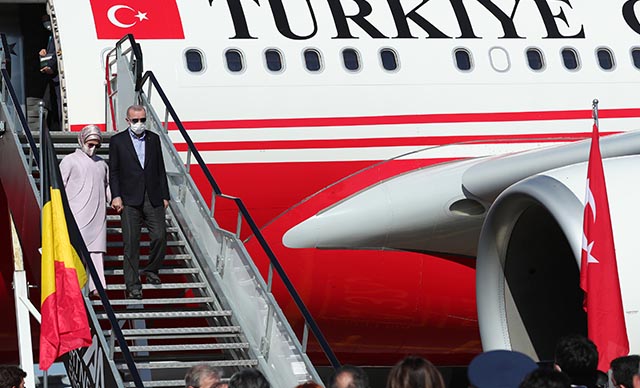 Erdoğan Brüksel'de