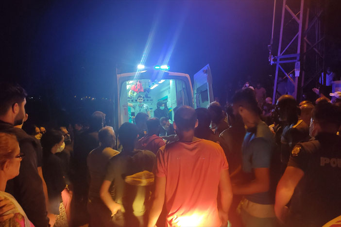 Uçuruma düşen kişi kurtarıldı