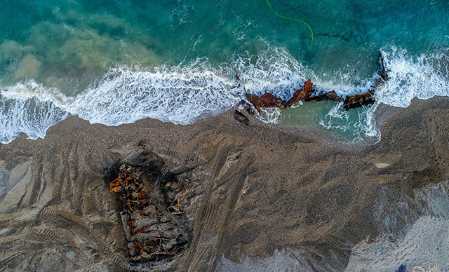 83 yıl önce batan geminin enkazı gün yüzüne çıktı