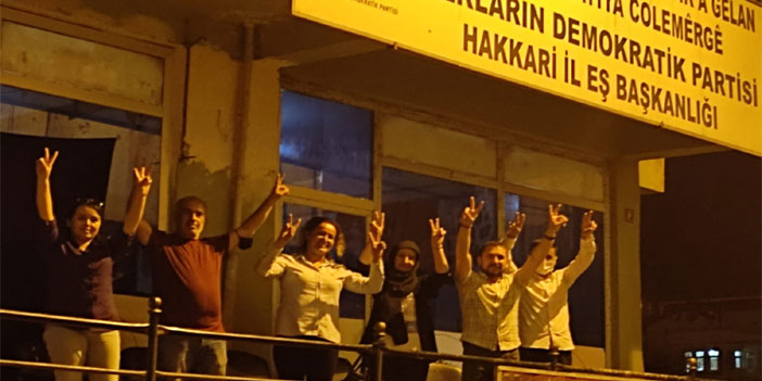 HDP poyraz için nöbet eylemi başlattı