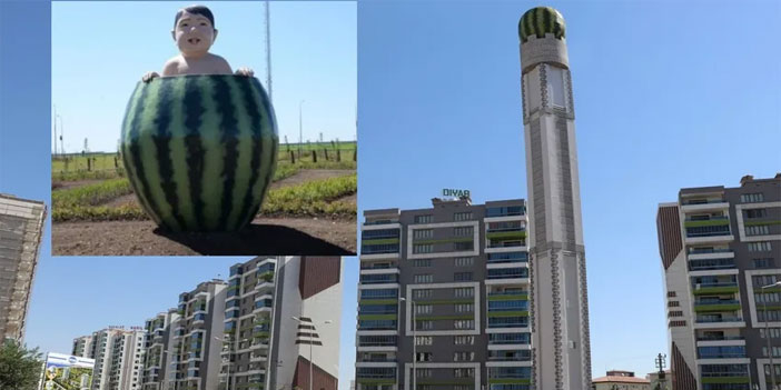 Diyarbakır'da baz istasyonu sur ve karpuz maketiyle kamufle edildi