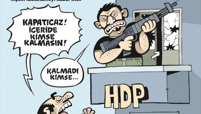 Poyraz ve HDP Uykusuz'un kapağında