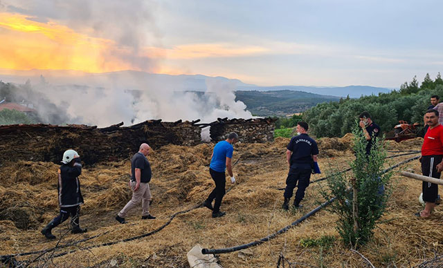 Yıldırım ağıla isabet etti: 2 yaralı