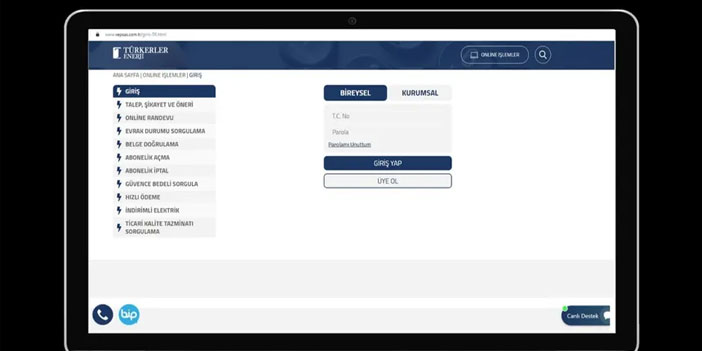 VEPSAŞ’ın abonelik işlemleri online olarak yapılıyor