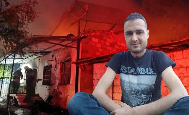 İncir toplamaya gitti yangında can verdi