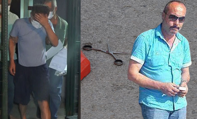 Kalbine makas saplayıp öldürdü