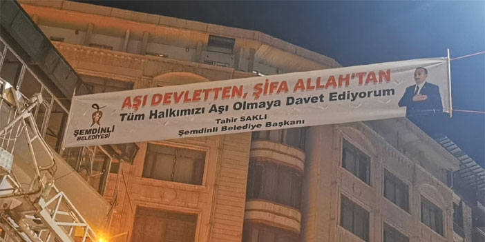 Saklı'dan Şemdinli halkına aşı daveti