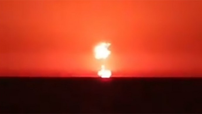 Hazar Denizi’nde patlama