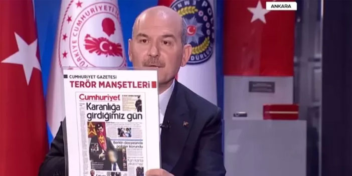Soylu’dan Cumhuriyet gazetesine 1 milyon liralık dava