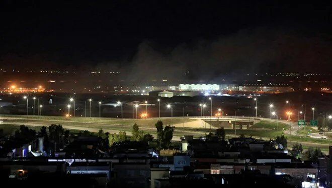 Erbil Havaalanına SİHA saldırısı