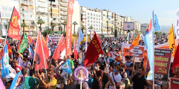 İzmir’de ‘Demokrasi İçin Bir Nefes’ mitingi