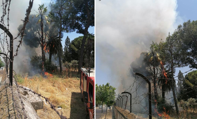 Tarihi Sümerbank fabrikasında yangın çıktı