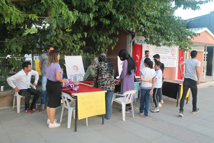 Uyuşturucuyla mücadele standı açıldı