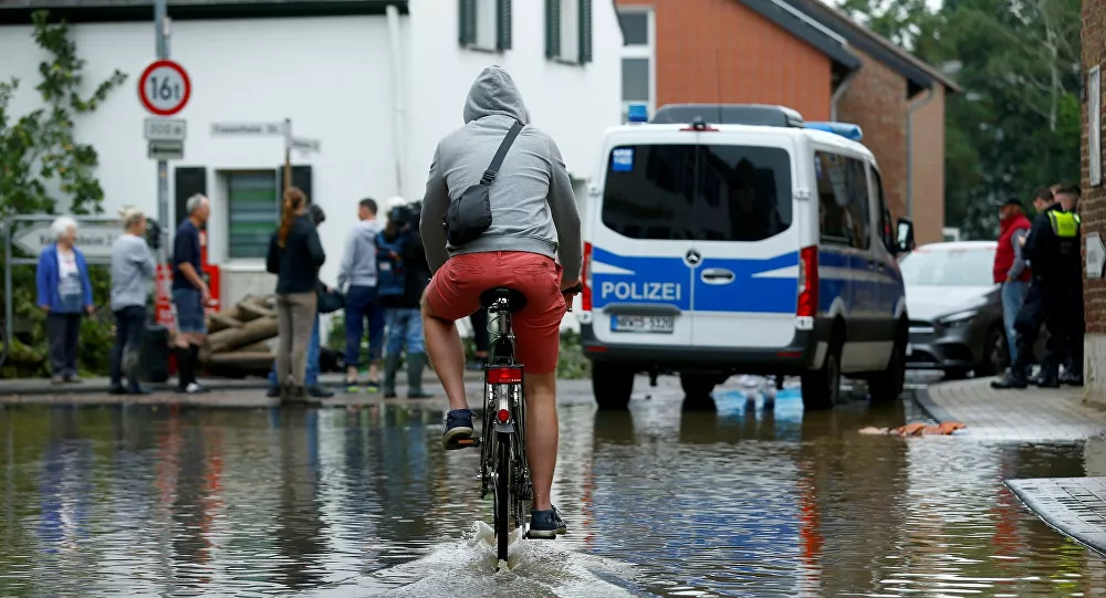 Almanya’dan sonra Avusturya’da da sağanak hayatı olumsuz etkiledi