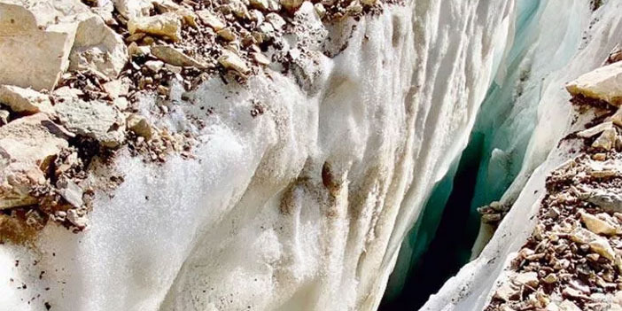 Cilo’nun buzulları da eriyor