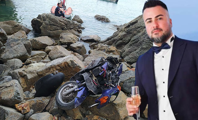 Motosikletiyle 180 metrelik uçurumdan yuvarlanan sürücü öldü