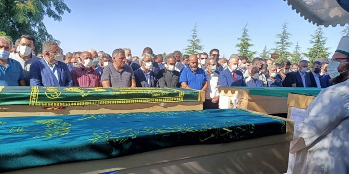 Konya'da katledilen 7 kişi defnedildi