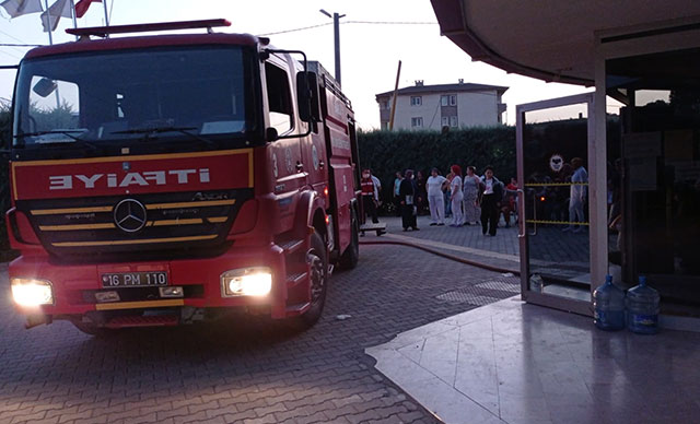 Rehabilitasyon merkezinde yangın
