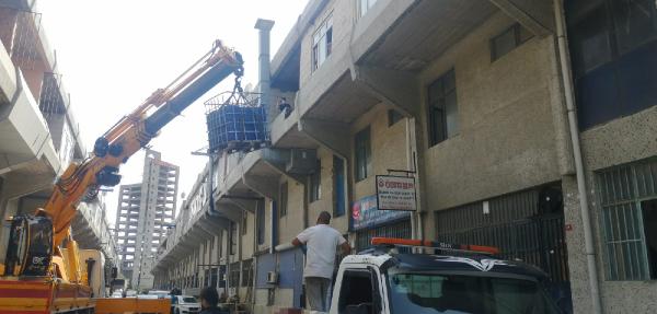 Sanayi sitesine uyuşturucu baskını