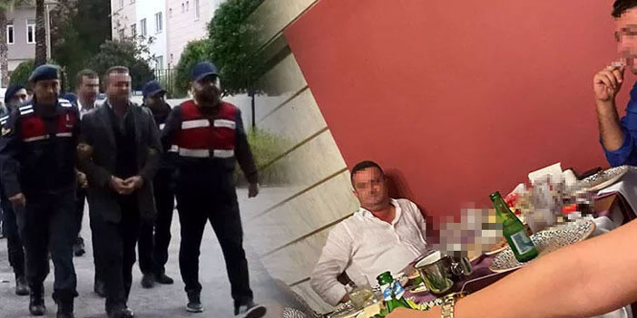 Ağır ceza mahkemesi hakimi, yargıladığı sanıkla içki masasında