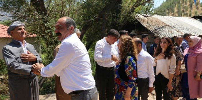 DTK ve DBP heyetinden Derecik ziyareti