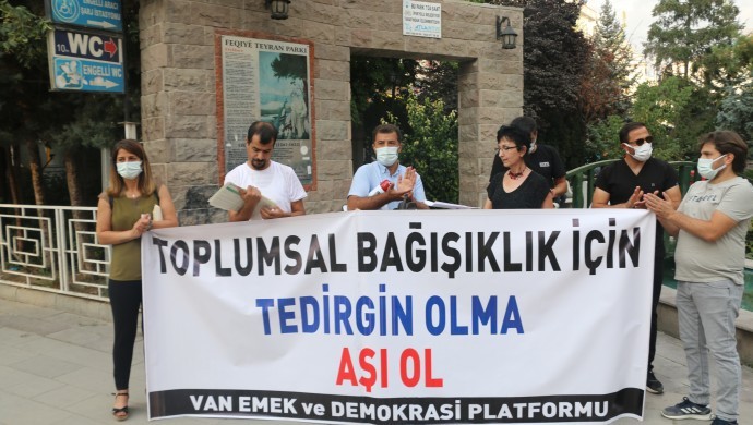 Van’da ‘Tedirgin Olma Aşı Ol’ kampanyası