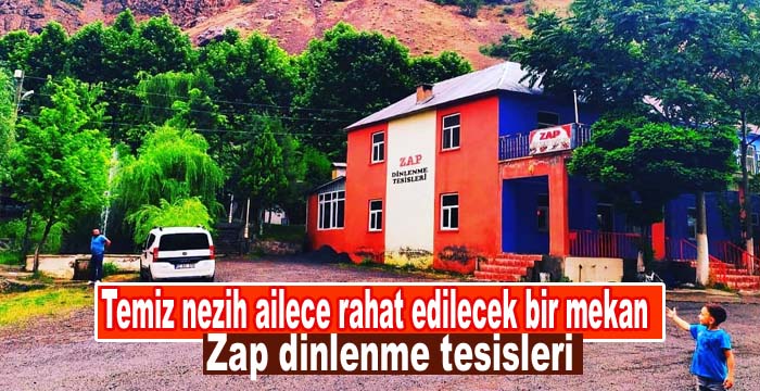 Hakkari Zap dinlenme tesislerine ilgi büyüyor