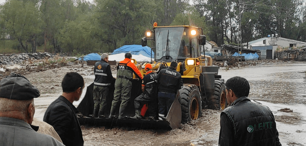 Kars'ın köylerinde sağanak etkili oldu