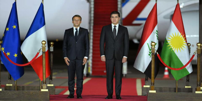 Fransa Cumhurbaşkanı Macron Erbil’de