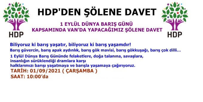 Hakkari HDP’den Van’da yapılacak şölene davet