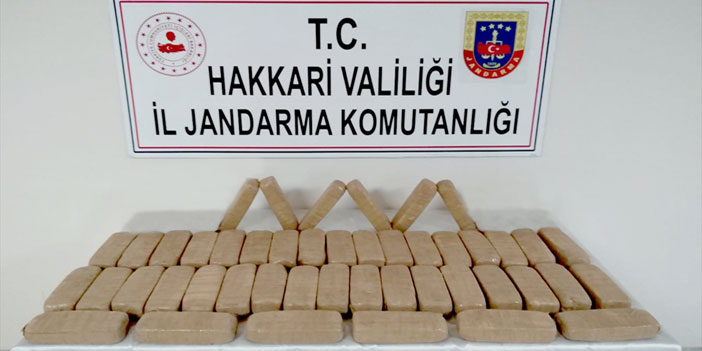 Hakkari'de 23 kilo eroin ele geçirildi
