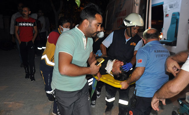 Ehliyetsiz ve alkollü sürücünün otomobili takla attı; 2 kişi kaçtı, 2 yaralı